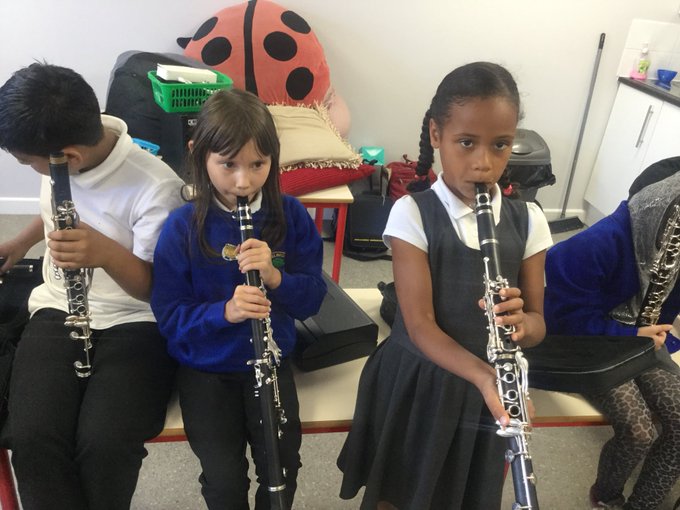 Year 4A First Clarinet Lesson