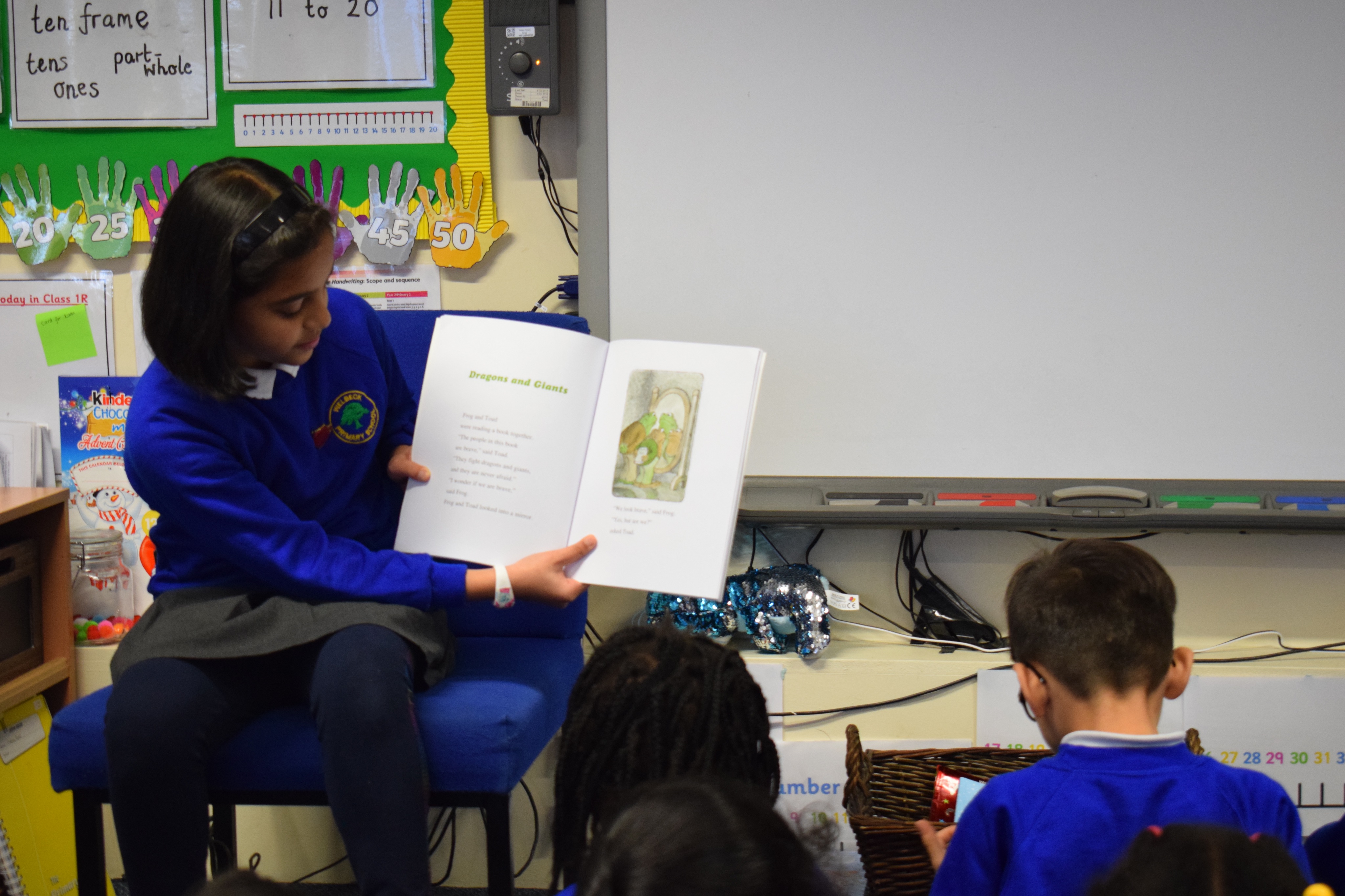 Reading Ambassador Reading to Year 1R