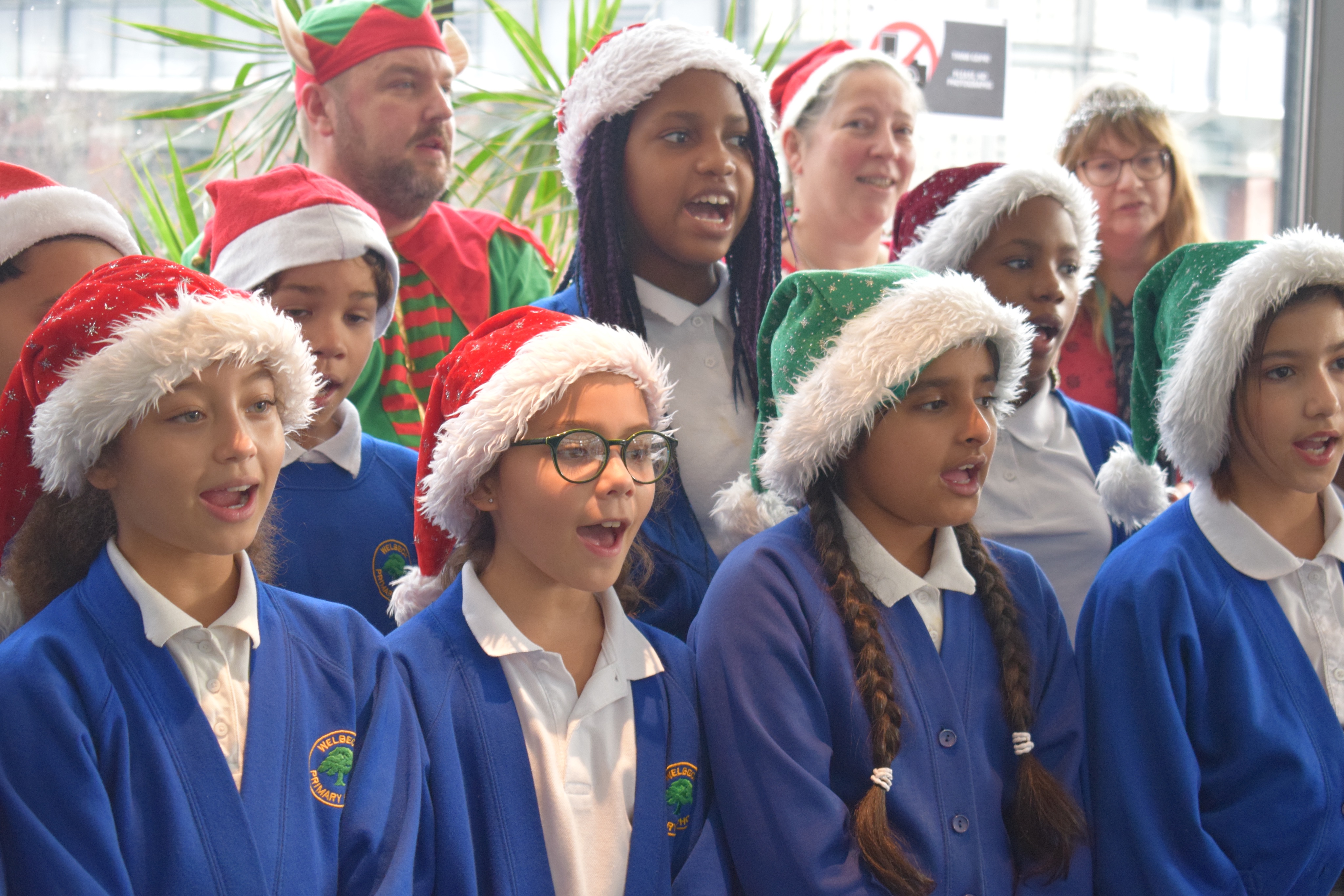 Choir Singing to our HMRC Reading Volunteers