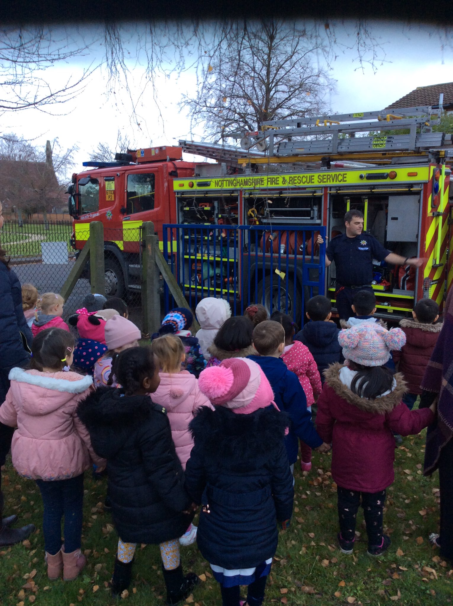 F1 Fire Safety with Nottingham Fire Service