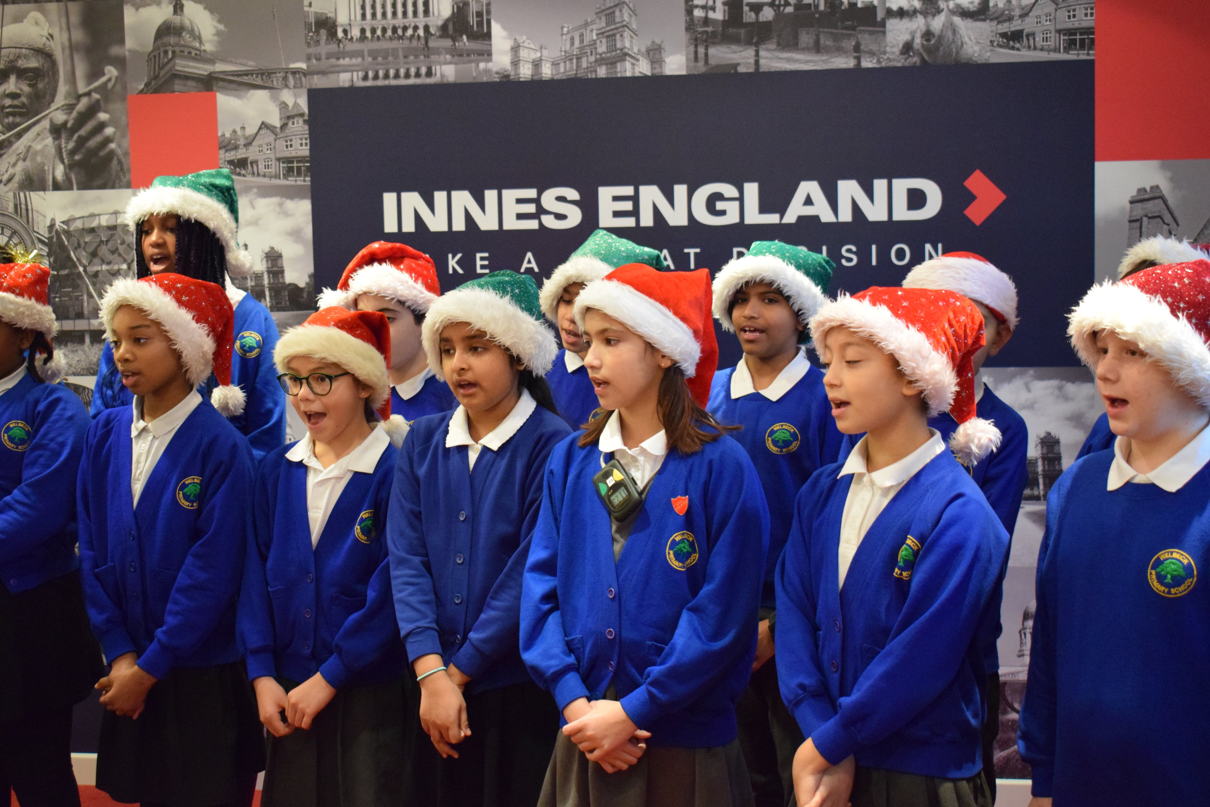 School Choir Singing to Innes England