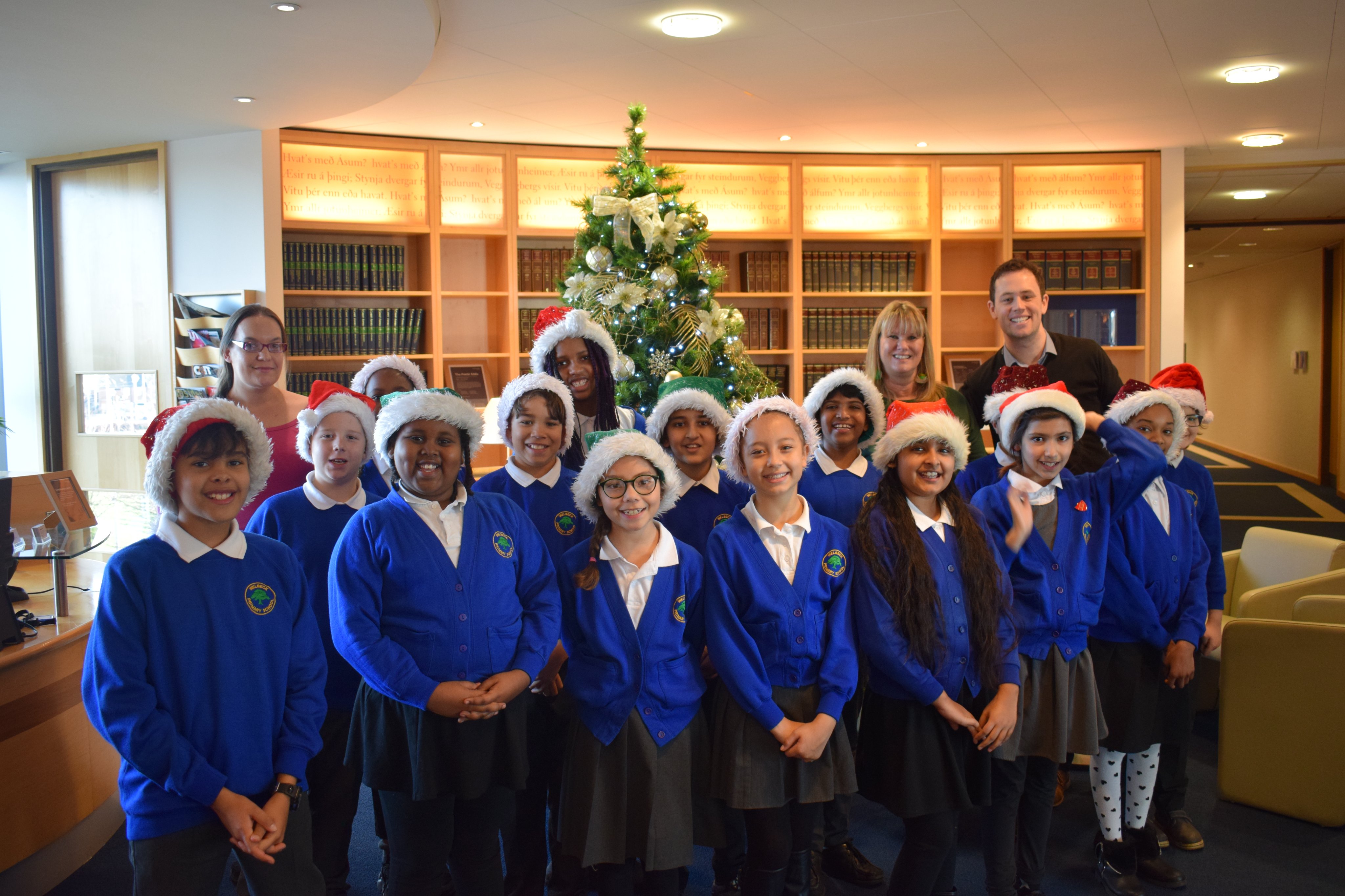 School Choir Singing at Geldards